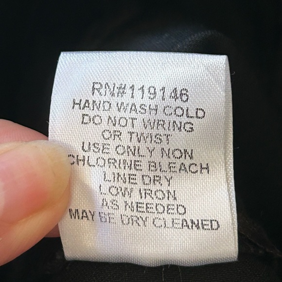 JODIFL Womens Leather-like Black Pants Medium Lightweight Skinny Holiday - Picture 9 of 9